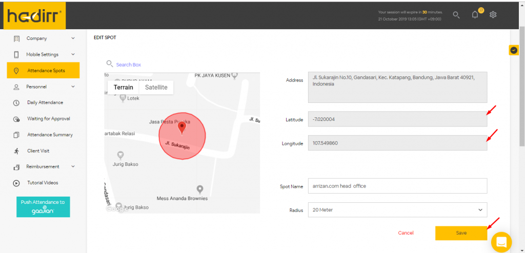aplikasi absensi GPS