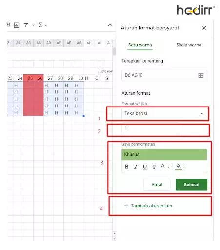 daftar hadir karyawan