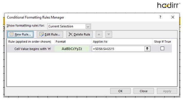 membuat absensi karyawan excel