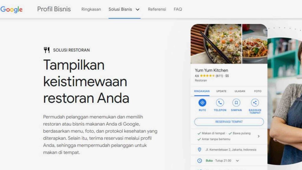 aplikasi untuk restoran