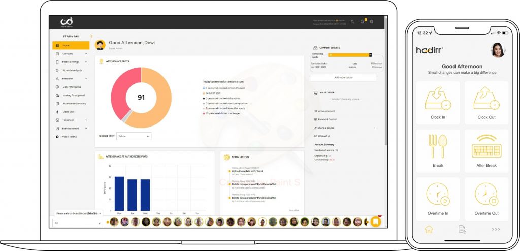 Aplikasi CRM Hadirr