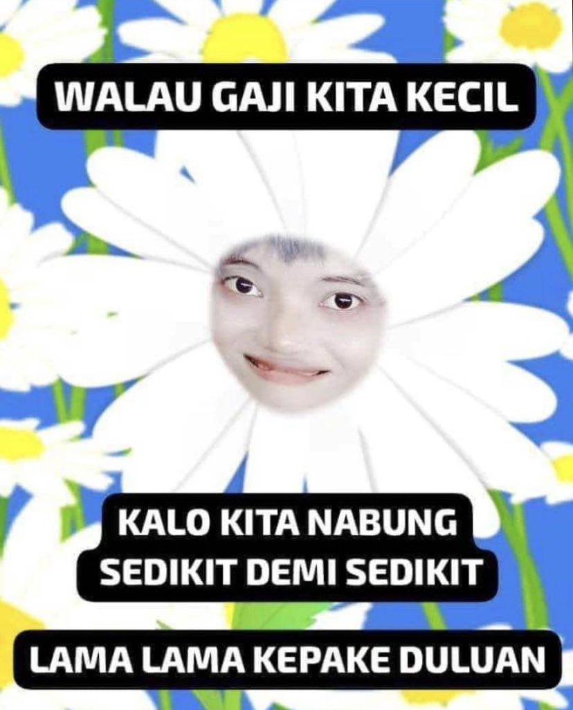 meme tentang gaji