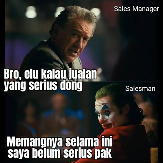 meme tentang sales