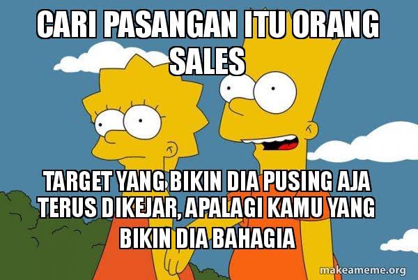 meme tentang sales