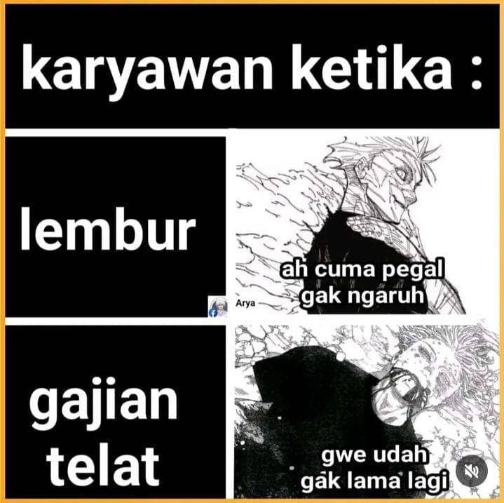 meme tentang gaji
