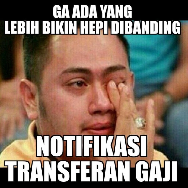 meme tentang gaji