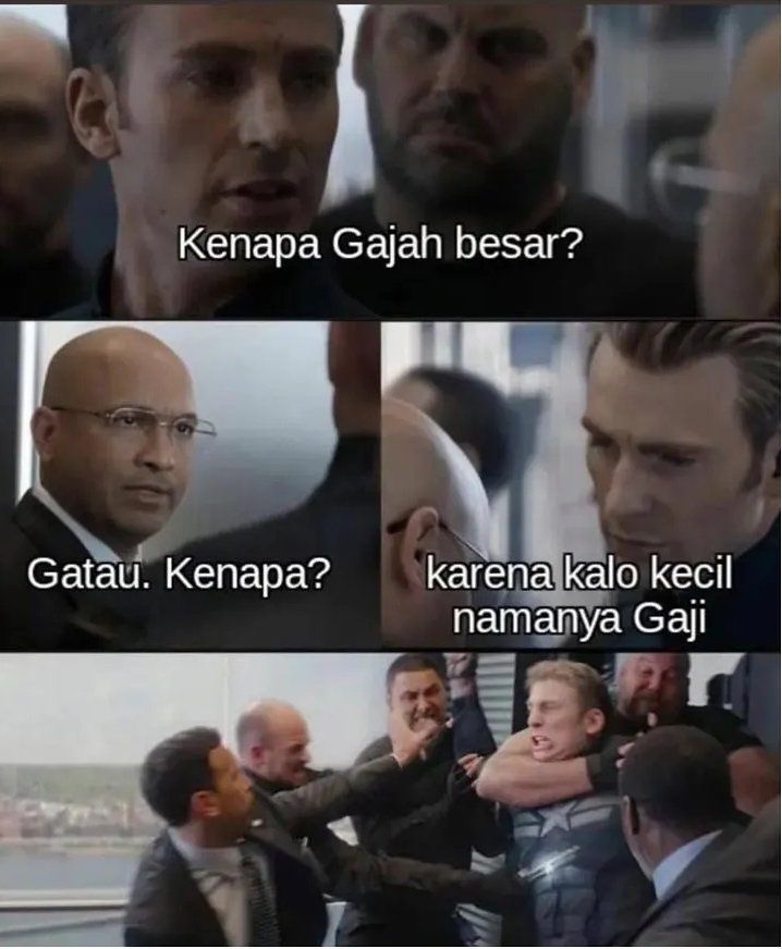 meme tentang gaji