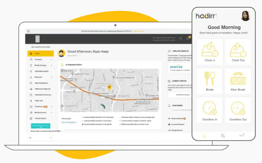 Aplikasi Job Monitoring System Hadirr