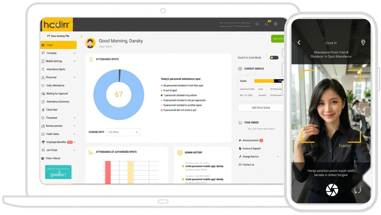 Aplikasi Productivity Management Hadirr Terbaik di Indonesia